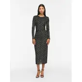 Vila Vicarini Maniche Lunghe Vestito Midi