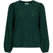 Vila Viasta Round Neck Top A Maniche Lunghe