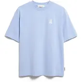 Armedangels Women's Tarjaa ŠEmbro T-shirt Donna (L, blu)