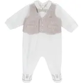 Chicco Tutina / body per bambino écru / beige sfumato
