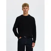 Selected Pullover A Maglia Uomini Nero L