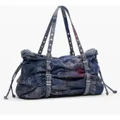Desigual , Borsa arricciata giornale, Donna, U