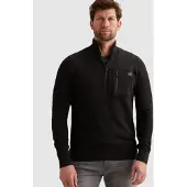 PME Legend Pullover 'Pullover with half zipper' nero