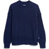 Armedangels Women's Vanisé Rib Knit Sweater Maglione Donna (L, blu)