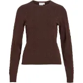 Vila Vikerry Scollo Rotondo Pullover A Maglia