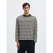 Selected Maglietta A Maniche Lunghe Uomini Nero XL