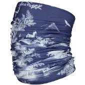 Barts Multicol Toile Sciarpa (One Size, blu)