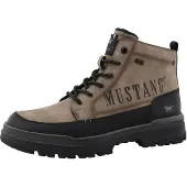 Mustang Boots stringati broccato / nero