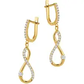 Diamant L'Eternel Orecchini 'Ohrringe aus 585 Gelbgold' oro