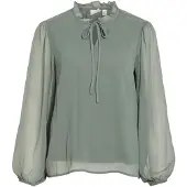 Vila Vifalia High Neck Top A Maniche Lunghe