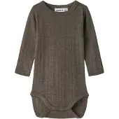 Name it Tutina / body per bambino 'NBMWang' marrone sfumato