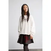 Desigual , felpa stampata con catena, Bambini, Cotone, Bianco, 5/6