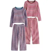 Next Pigiama crema / blu chiaro / bordeaux / rosso sangue