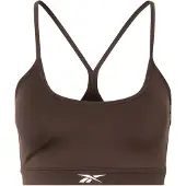Reebok Reggiseno sportivo 'KENDAL' marrone scuro / bianco