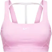 Nike Reggiseno sportivo beige chiaro / bianco