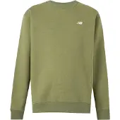 New Balance Sport Essentials Fleece Crew Maglione Uomo (XL, olivia)