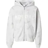 Adidas Originals Giacca di felpa 'AOA' grigio scuro / grigio sfumato / offwhite