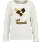 Blue Seven Maglietta beige chiaro / marrone / oro / offwhite