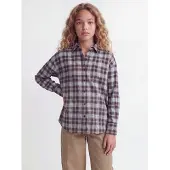 Jack & Jones Kids Camicia da donna 'JXJamie' blu chiaro / cioccolato