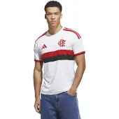 Adidas Maglia funzionale 'CR Flamengo 26' rosso sangue / nero / bianco