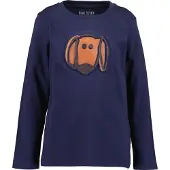 Blue Seven Maglietta navy / marrone chiaro / marrone scuro