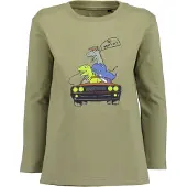 Blue Seven Maglietta blu / cachi / mela / nero