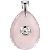 Purelei Ciondolo 'Natural Grace' rosa chiaro / argento