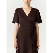 Y.A.S Vestito Midi A Maniche Corte Thea