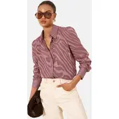 Lipsy Camicia da donna sambuco / orchidea