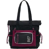 Desigual , Zaino grande multifunzione, Donna, Poliammide, Nero, U