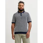 Jack & Jones Plus Size Polo In Maglia