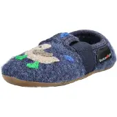 Haflinger Kid's Everest Quak Quak Pantofole Bambini (32, blu)