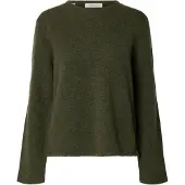 Selected Pullover A Maglia Donne Verde XL