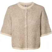 Pieces Cardigan A Maglia | Beige | XS