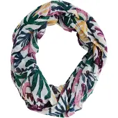 Seasalt Cornwall Scaldacollo 'Wilcove' giallo / verde scuro / rosa / offwhite