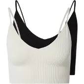ONLY Reggiseno 'ONLVICKY' pesca / nero
