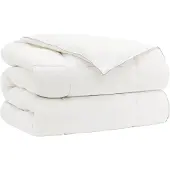 vidaXL , copripiumino matrimoniale 200x220 cm, inverno, 450 GSM, lana australiana, bianco
