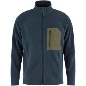 Fjällräven Kaipak Fleece Giacca in pile Uomo (XL, blu)