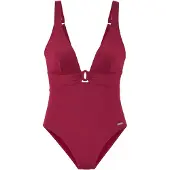 LASCANA Costume intero rosso vino