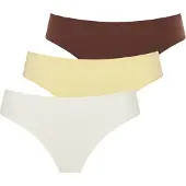 LASCANA String marrone / giallo / bianco