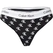 Calvin Klein Underwear String nero / bianco