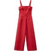 Mango Tuta jumpsuit rosso