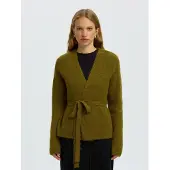 Selected Cardigan A Maglia Donne Marrone M