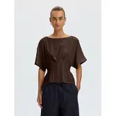 Selected Camicetta Donne Marrone 34