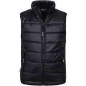 TROLLKIDS Kids Trondheim Vest Gilet sintetico Bambini (116, nero)