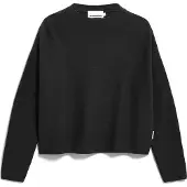 Armedangels Women's Merinaa Links Links Sweater Maglione Donna (L, nero)