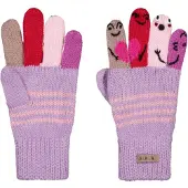 Barts Kid's Puppet Gloves Guanti Bambini (3, lilla/fuchsia)