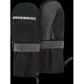 Didriksons Kid's Biggles Zip Mittens Guanti Bambini (0-2 Years, nero)