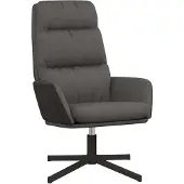 Syfax Poltrona Relax Grigio Scuro in Tessuto