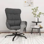 Prolenta Maison Exclusive - Poltrona relax in tessuto grigio scuro